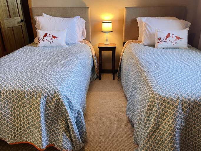 Twin bed room