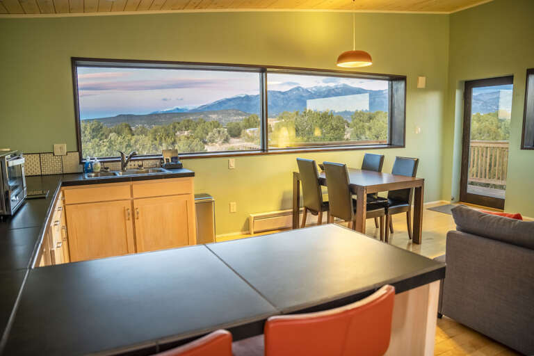 Looking out the view