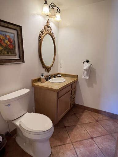 Hallway bathroom