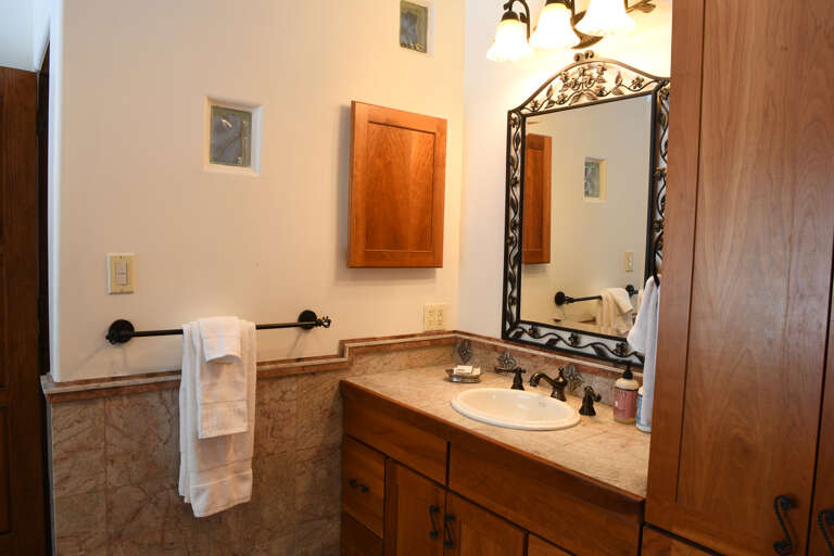 King bathroom second vanity