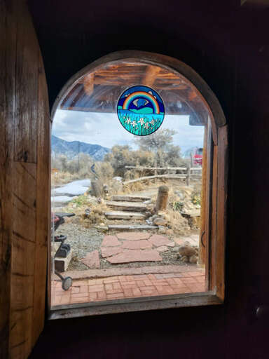 View of the entry from the front door window