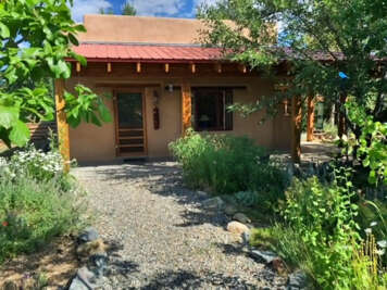 Garden entrance to the casita