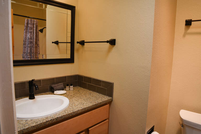 Queen bedroom bathroom vanity
