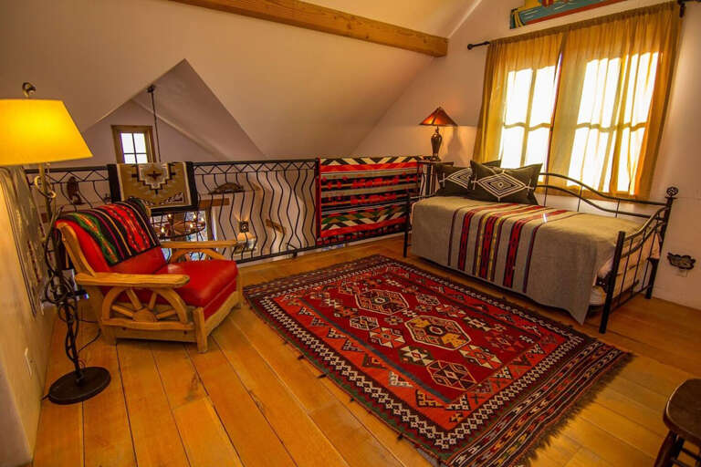 Loft space with day bed (twin and trundle twin sleeping space)