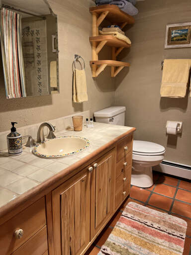 Hall bathroom vanity