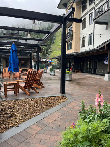 Base area village relaxation spots