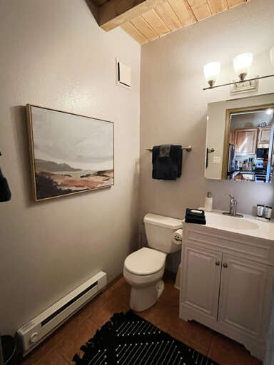 Living level bath vanity