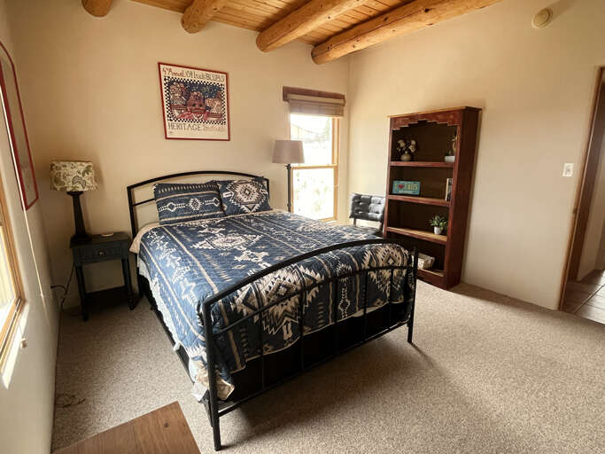 Bedroom with queen bed