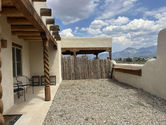 Front (east) patio
