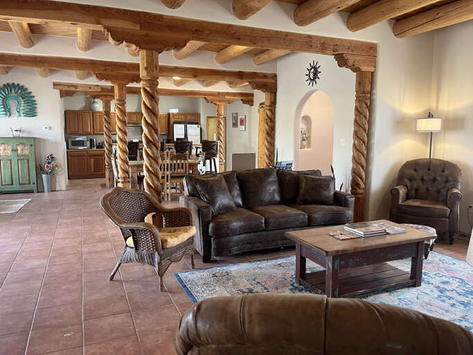 livingroom area looking toward kitchen