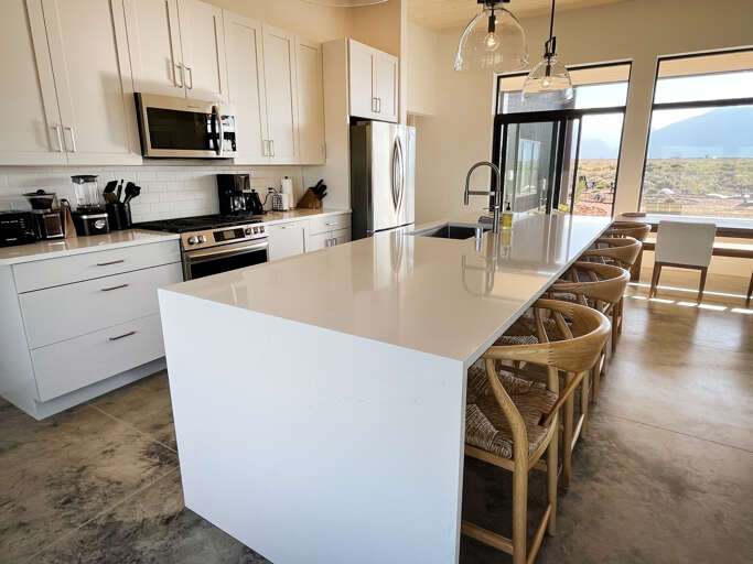 Kitchen island bar seating