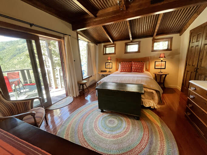 Thoughtfully decorated main level queen bedroom