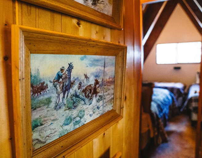 Western vintage artwork