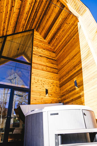 Modern and bright, quite a perch!
