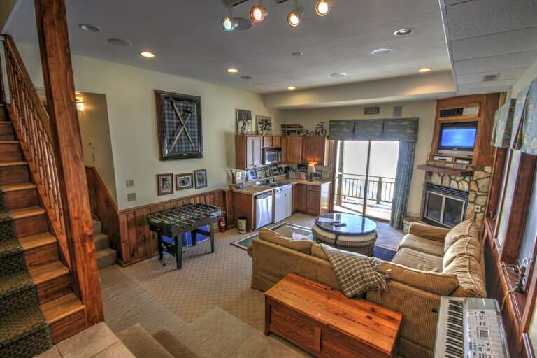 Downstairs Den & Game Room