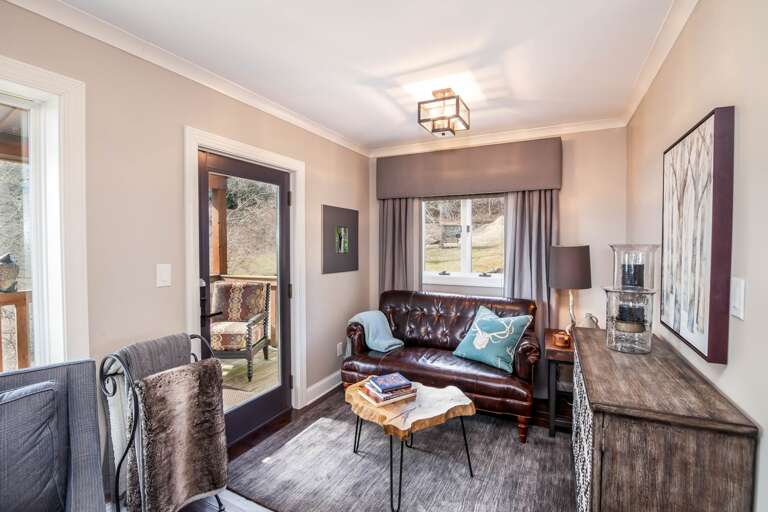 Access to Rear Porch from Living Room