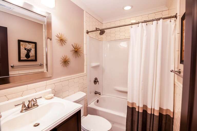 Upstairs Full Hallway Bathroom