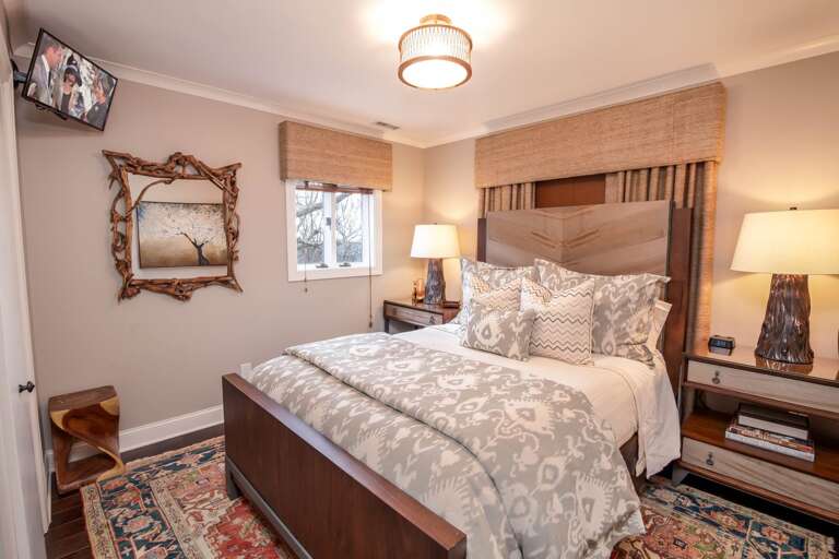 Upstairs Queen Bedroom with HDTV