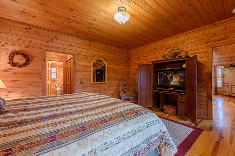 Master Bedroom with Private Bath, TV