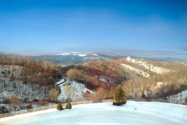 A Glowing Winter View