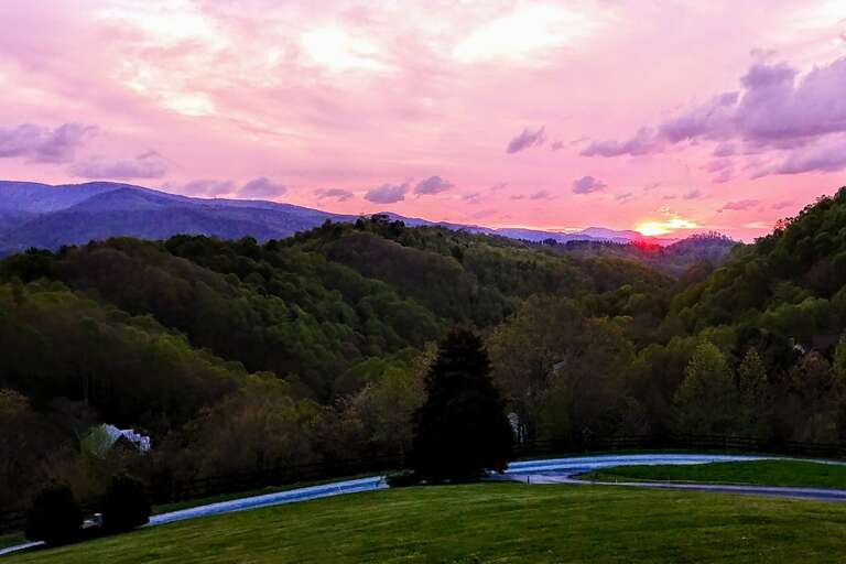 Sunset View from the Deck