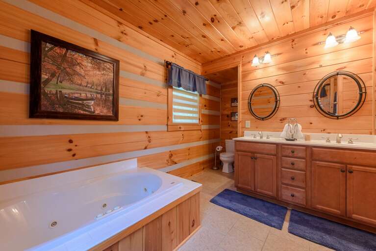 Master Bedroom with Jetted Tub Master Bedroom with Jetted Tub