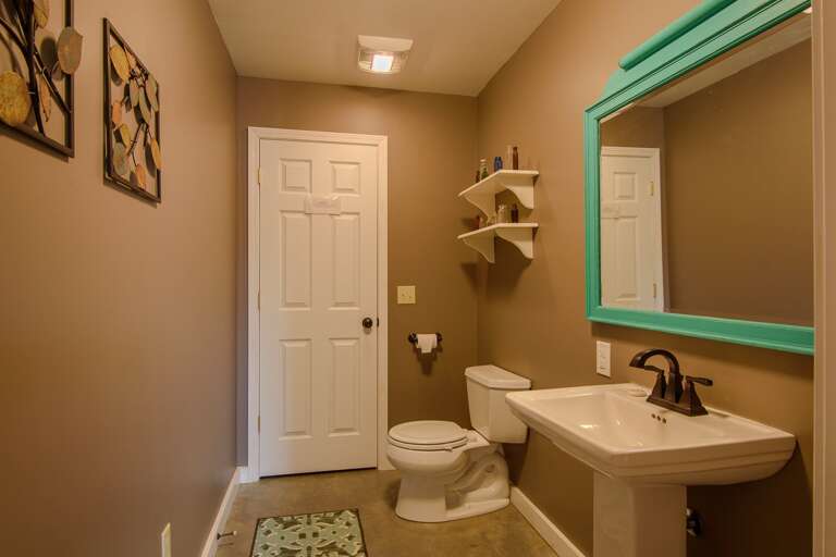 About Time Downstairs Half Bath About Time Downstairs Half Bath