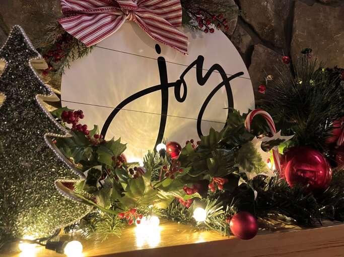 Christmas mantle Christmas mantle