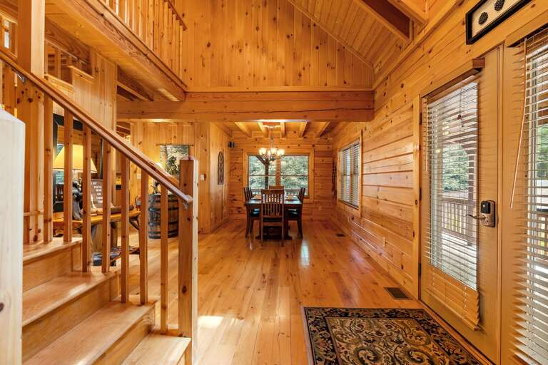 Stairs Leading to Two Upper Level Bedrooms, Sitting Area Stairs Leading to Two Upper Level Bedrooms, Sitting Area