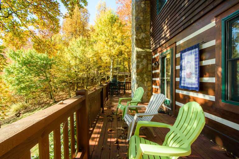 Seating Area on Back Deck Seating Area on Back Deck