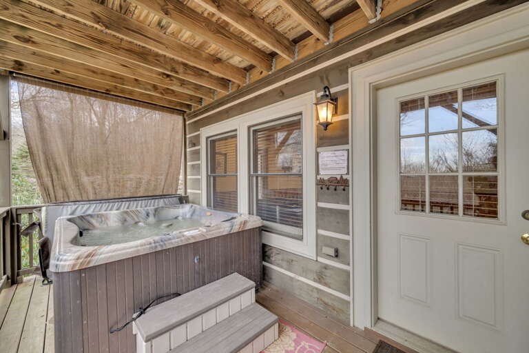 Hot Tub on Lower Level