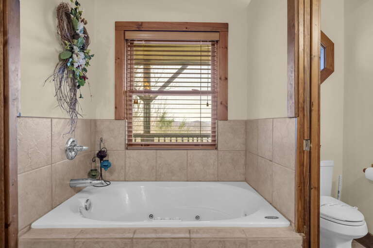 Jetted Tub in Main Floor Master Bathroom