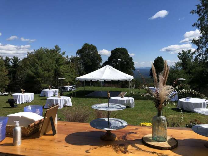Outdoor Wedding hosted on the Grounds