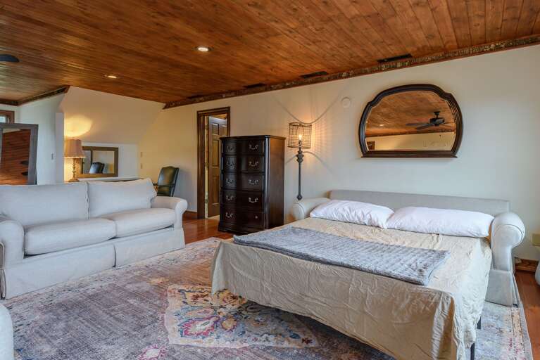 Primary Master Suite has Queen Sleeper Sofa