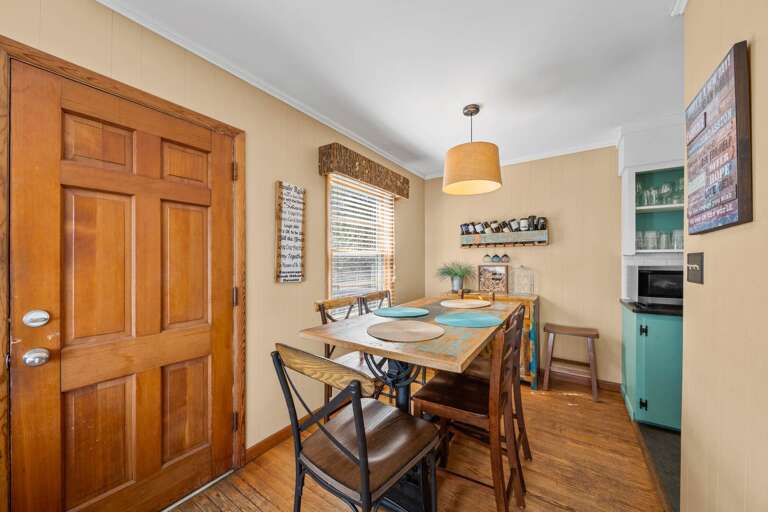 Dining Area Adjoins the Living Room and Kitchen Dining Area Adjoins the Living Room and Kitchen