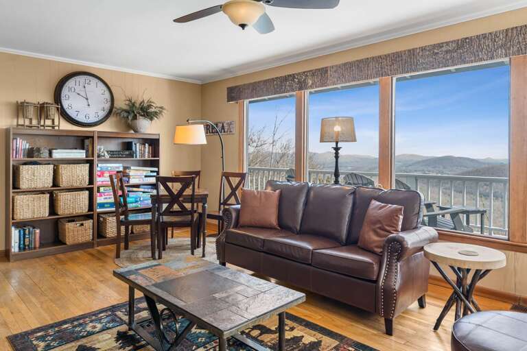 Games and Game Table in the Main Living Area Games and Game Table in the Main Living Area