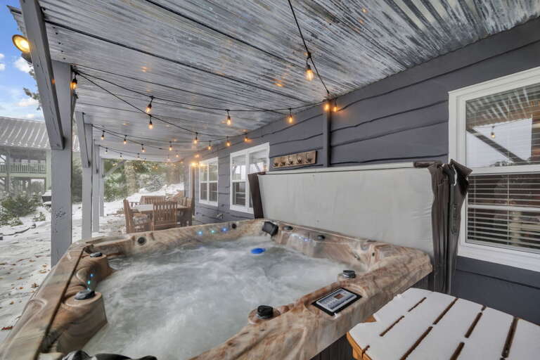 Hot Tub on Lower Level Deck