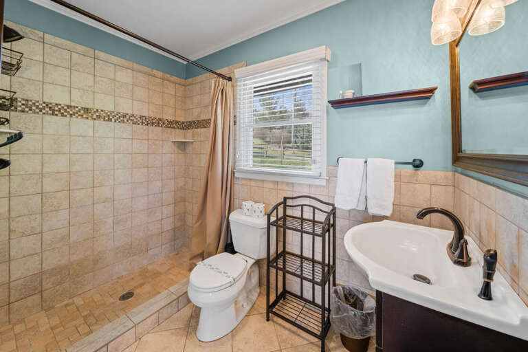 Private Master Bathroom, Custom Tile, Burnished Bronze Private Master Bathroom, Custom Tile, Burnished Bronze