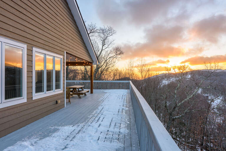 Enjoy Sunrises from the Open-Air Deck