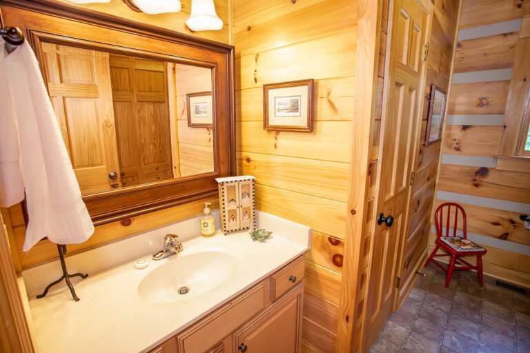 Half bathroom on main level