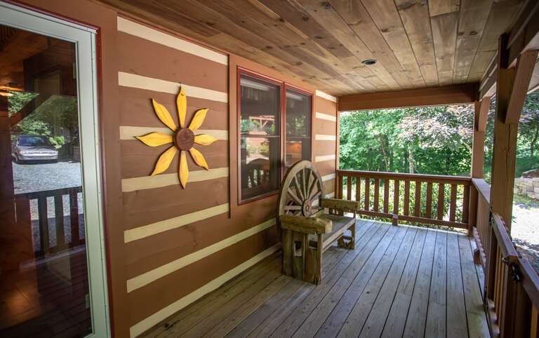 Entrance to Bear Valley Cabin
