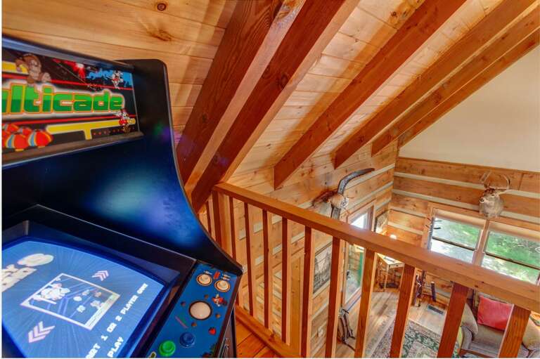 Retro Arcade Machine in Loft