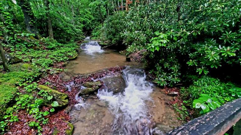 Timber Creek offers Wooded Acreage with a Creek and Fire Pit, and Walking Trails