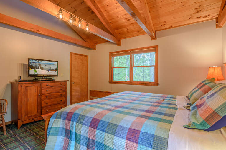 Upstairs Bedroom with King Bed and HDTV