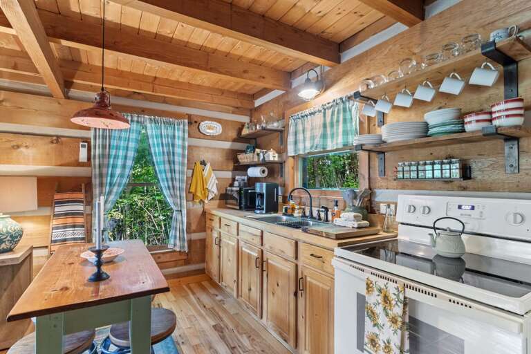 Well-Stocked Kitchen with Dining Seating for 4 Well-Stocked Kitchen with Dining Seating for 4