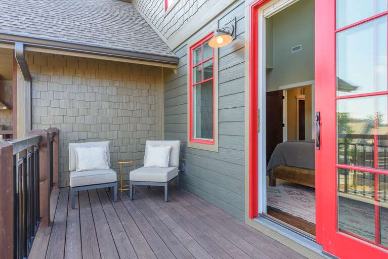 Cozy Master Suite Patio with Comfy Seating Cozy Master Suite Patio with Comfy Seating