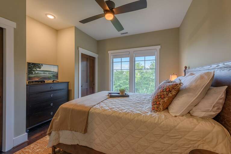 Queen Bedroom with Big Windows Queen Bedroom with Big Windows