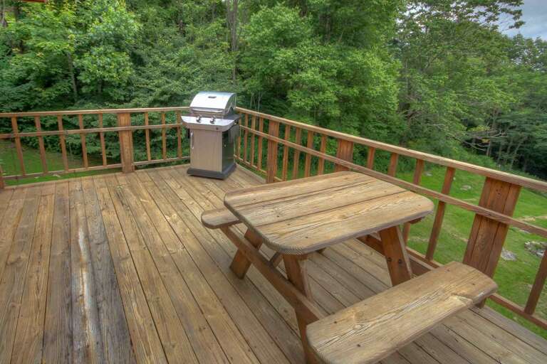 Enjoy grilling out on the large wraparound porch