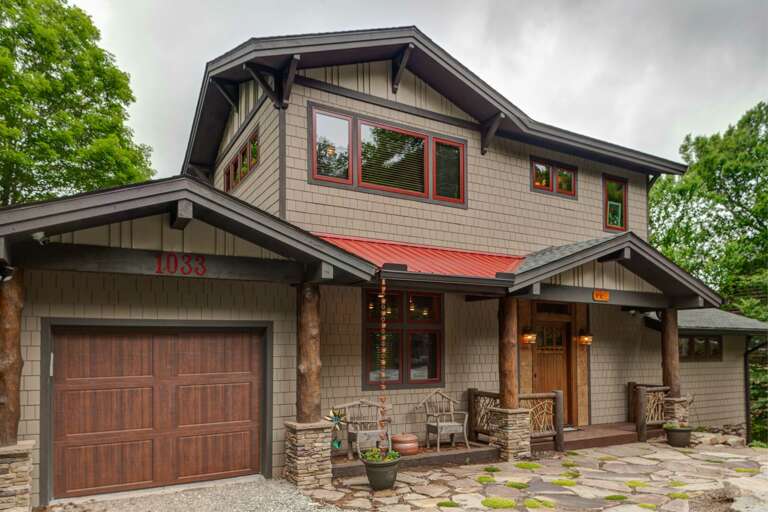 Exterior Front of Cardinal Perch