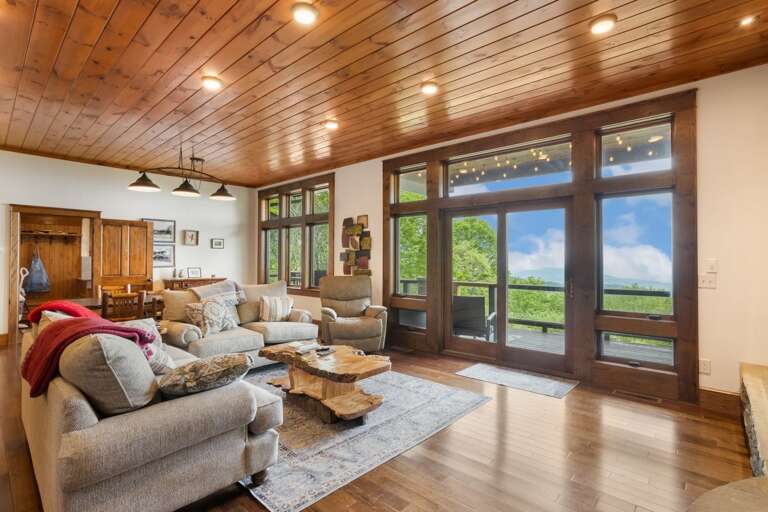 Great Room with Big Windows and Long Range Views,